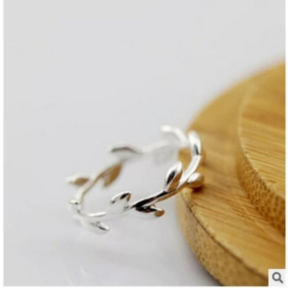 🍒 S925 OLIVE Branch Ring - Picture 6 of 7